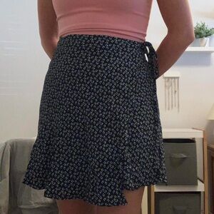Floral Wrap Skirt